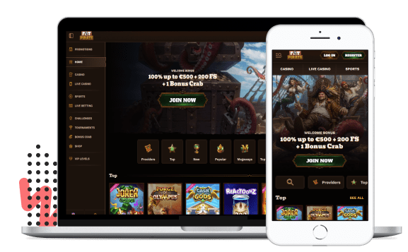 Fat Pirate Casino Mobiele apparaten