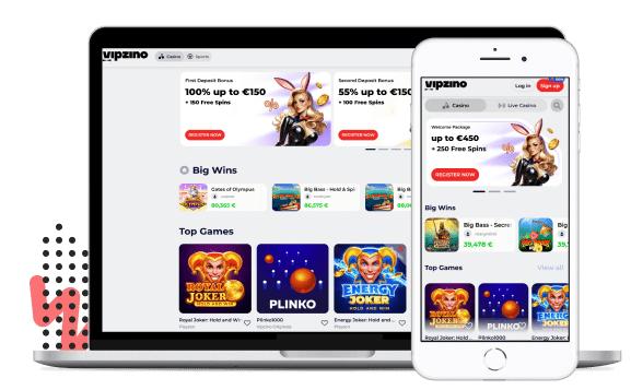 Vipzino Casino Mobiele apparaten