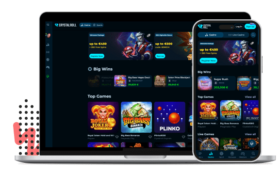 CrystalRoll Casino Mobiele apparaten