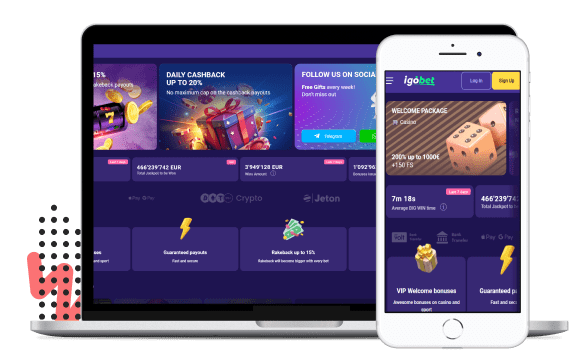 Igo Bet Casino Mobiele apparaten