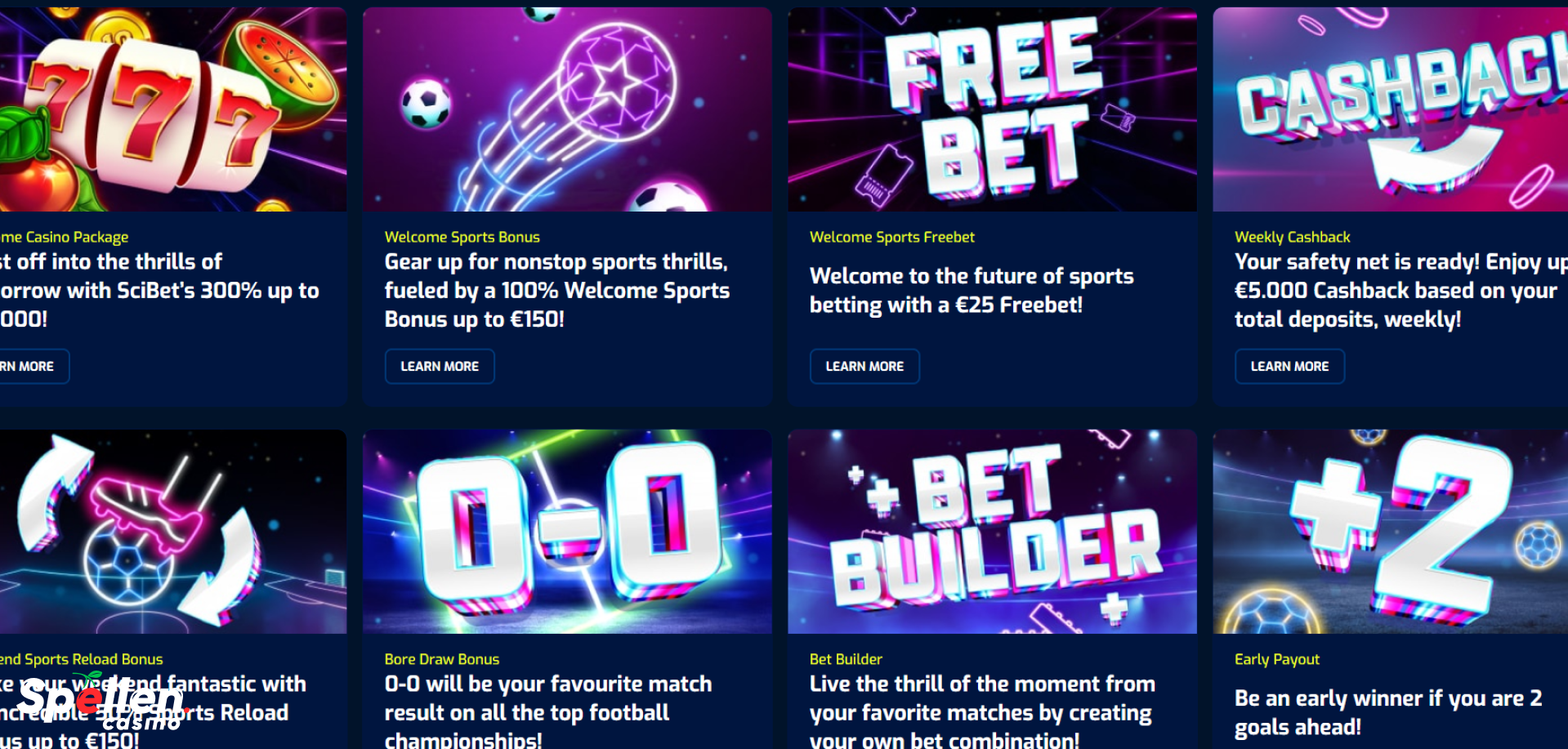 Scibet Casino Bonussen en promoties