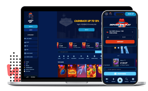 Gonza Bet Casino Mobiele apparaten