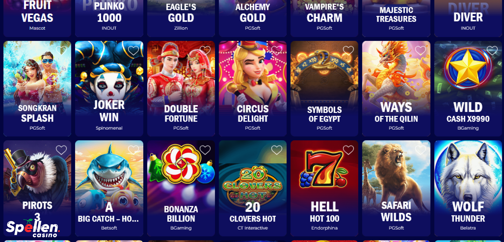 SkySlots Casino Spelletjes