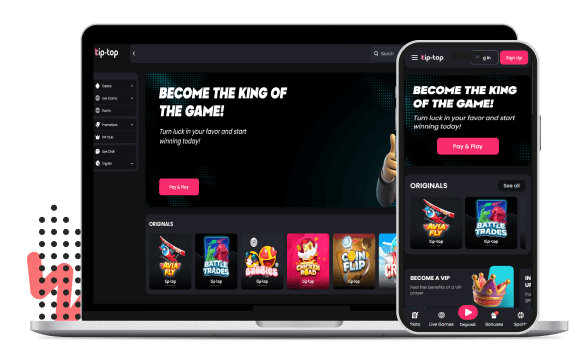 Tip-Top Bet Casino Mobiele apparaten