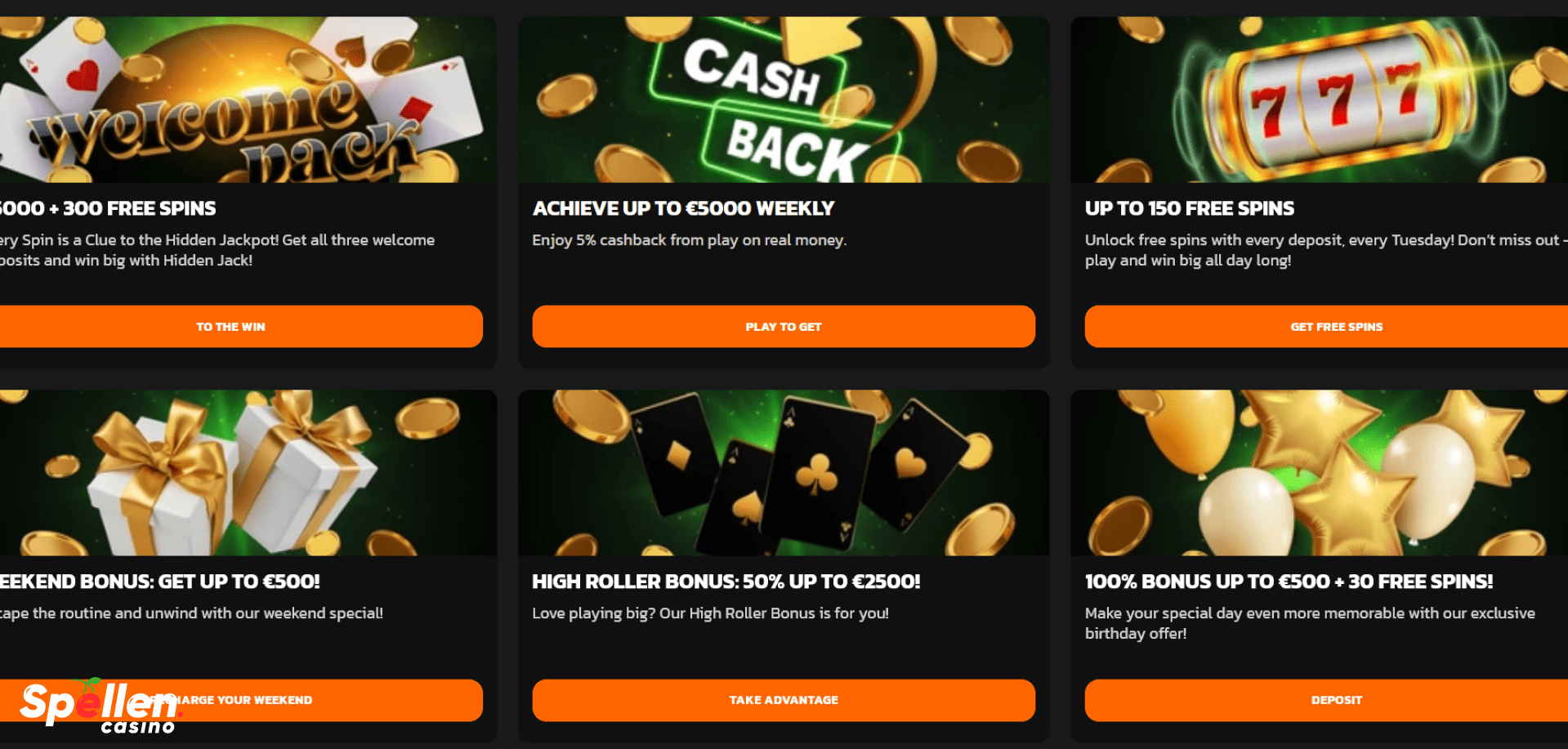 Hidden Jack Bonussen en promoties