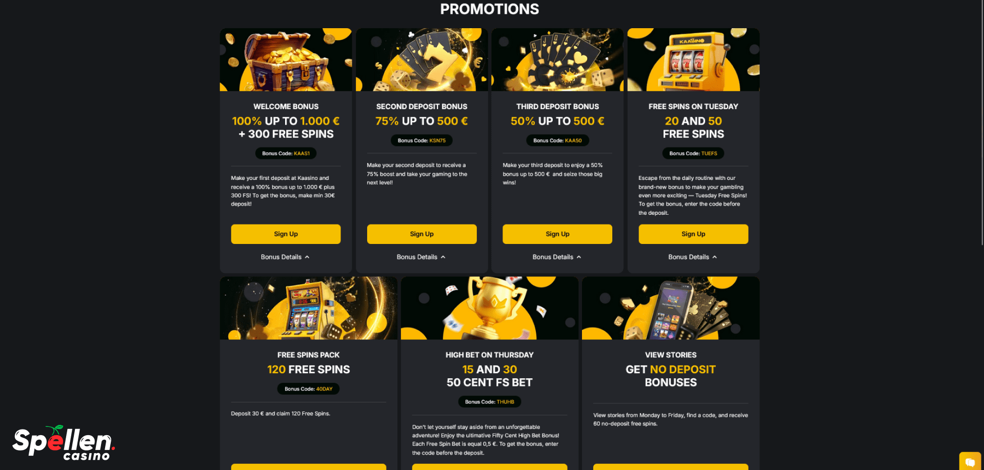 Kaasino Bonussen en promoties