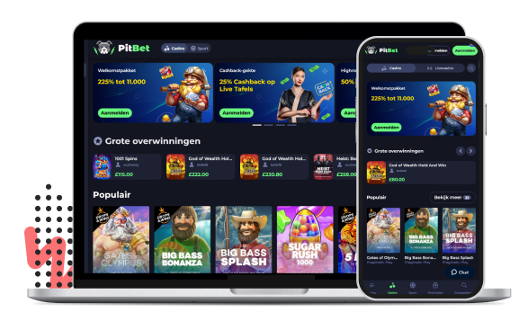 PitBet Mobiele apparaten