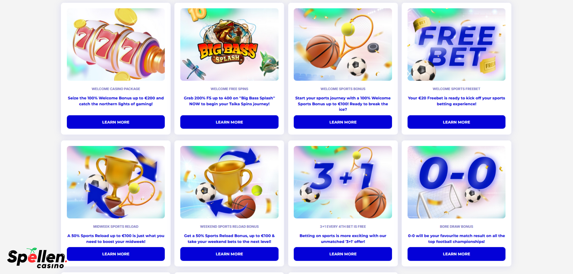 Taika Casino Bonussen en promoties