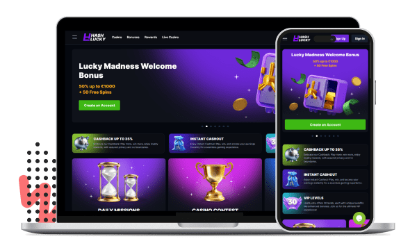 Hash Lucky Mobiele apparaten