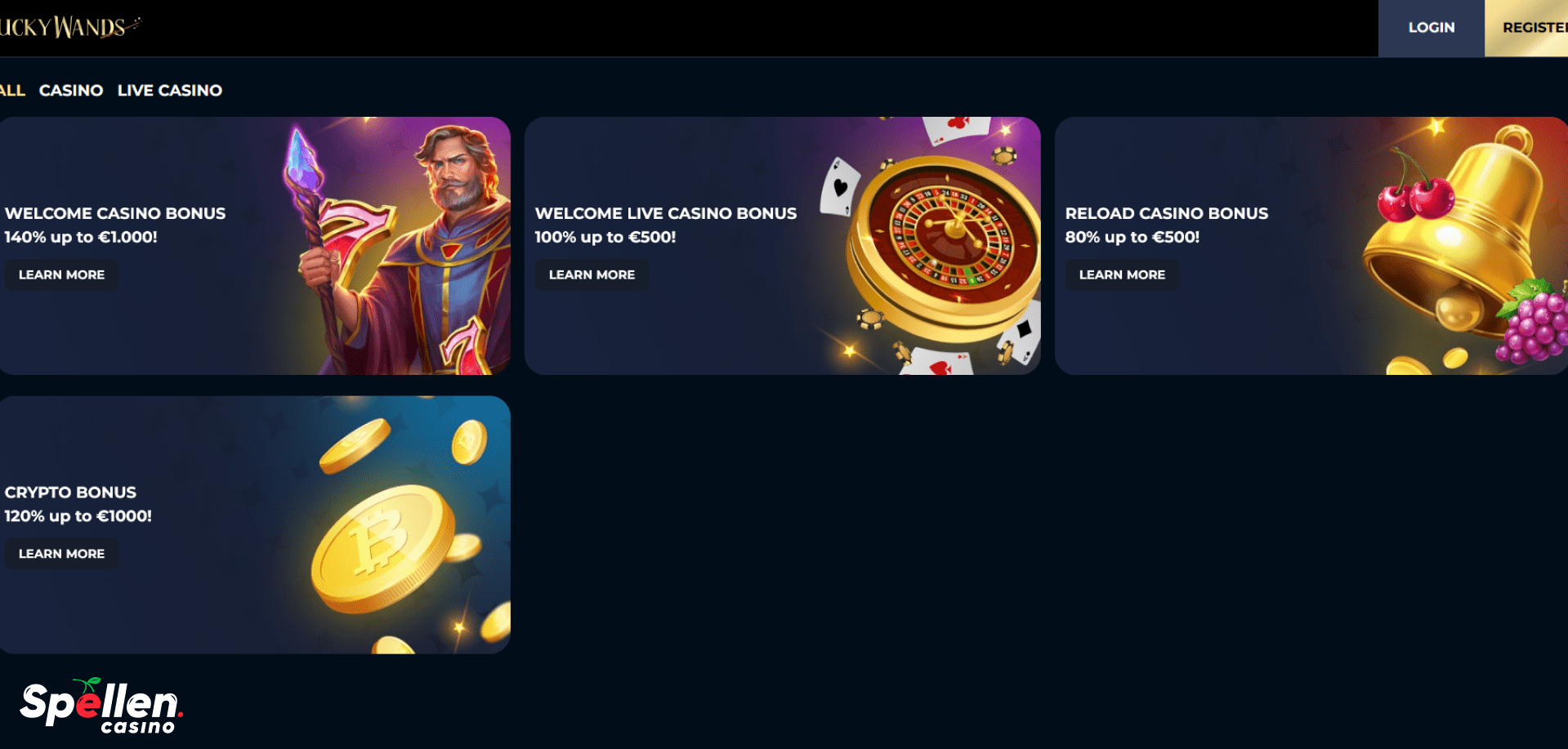 Lucky Wands Bonussen en promoties