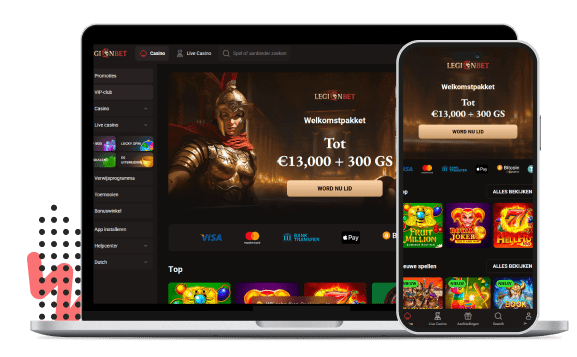 LegionBet Mobiele apparaten