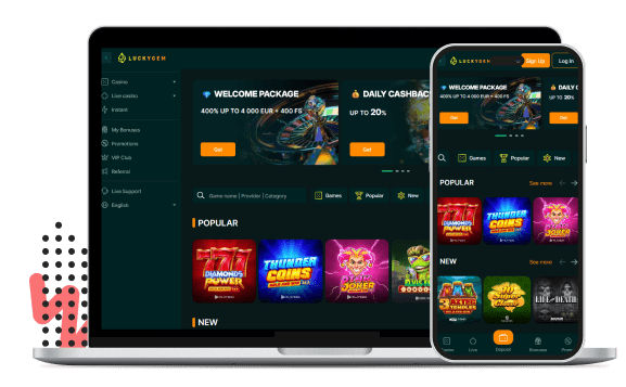 Luckygem Mobiele apparaten