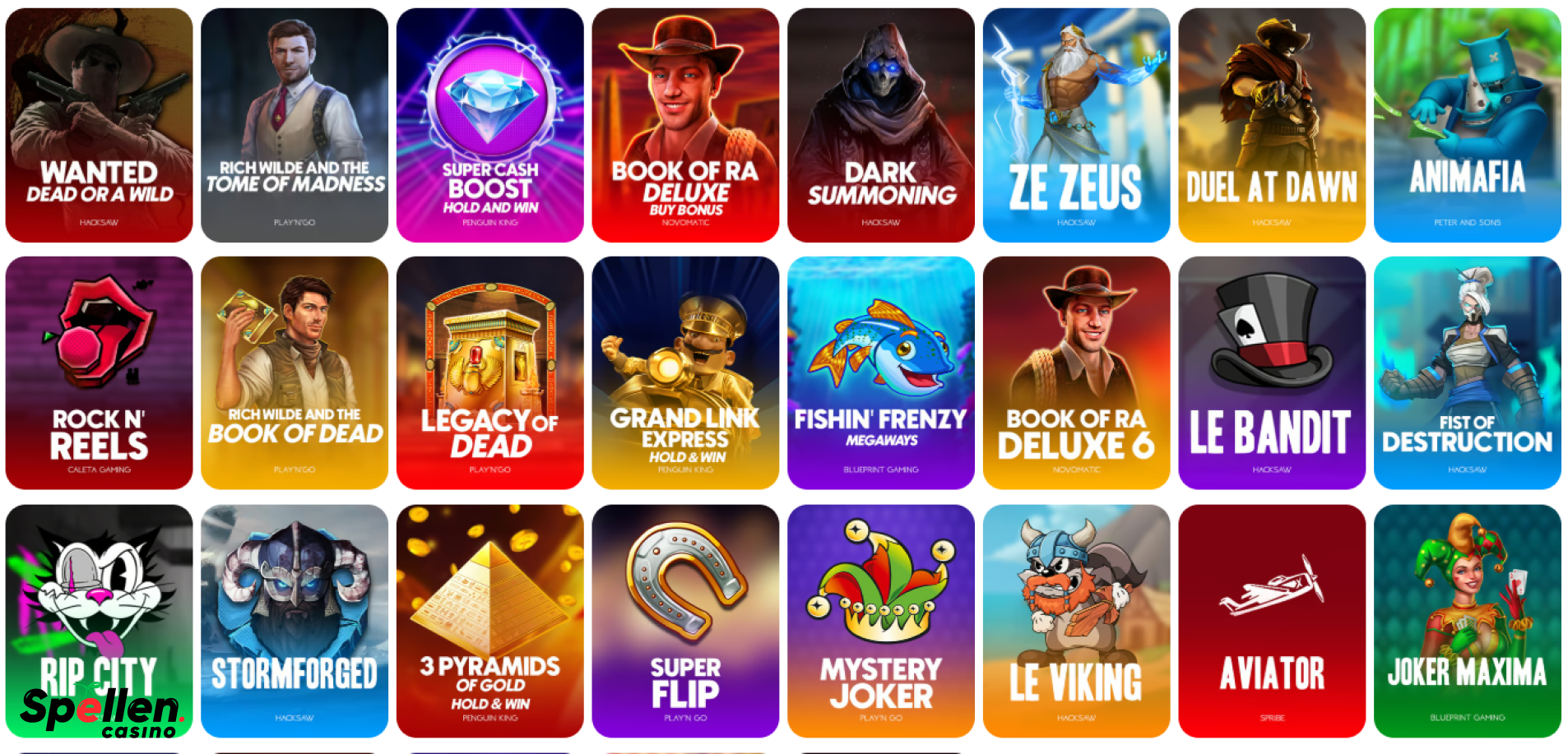 PartySpins Spelletjes