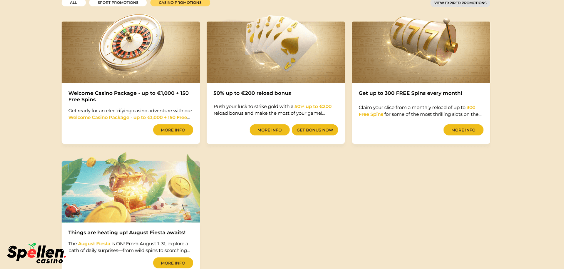 WinMega Bonussen en promoties