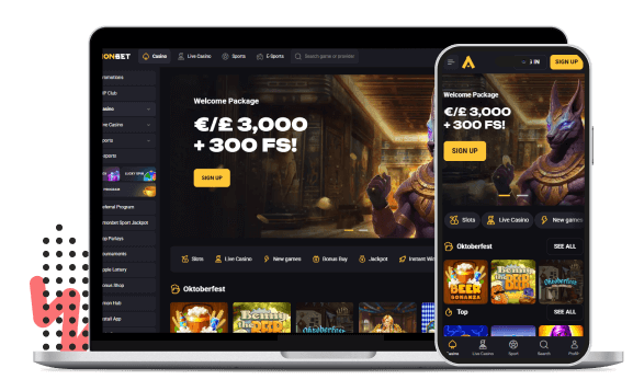 AmonBet Mobiele apparaten