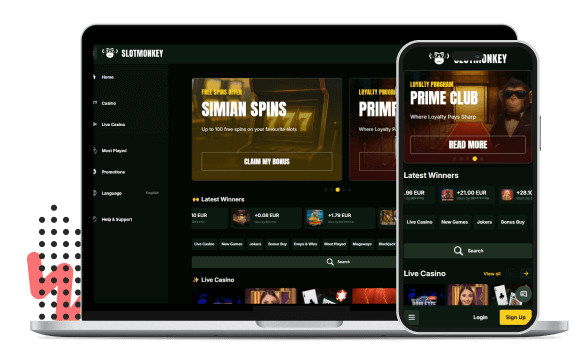 SlotMonkey Mobiele apparaten