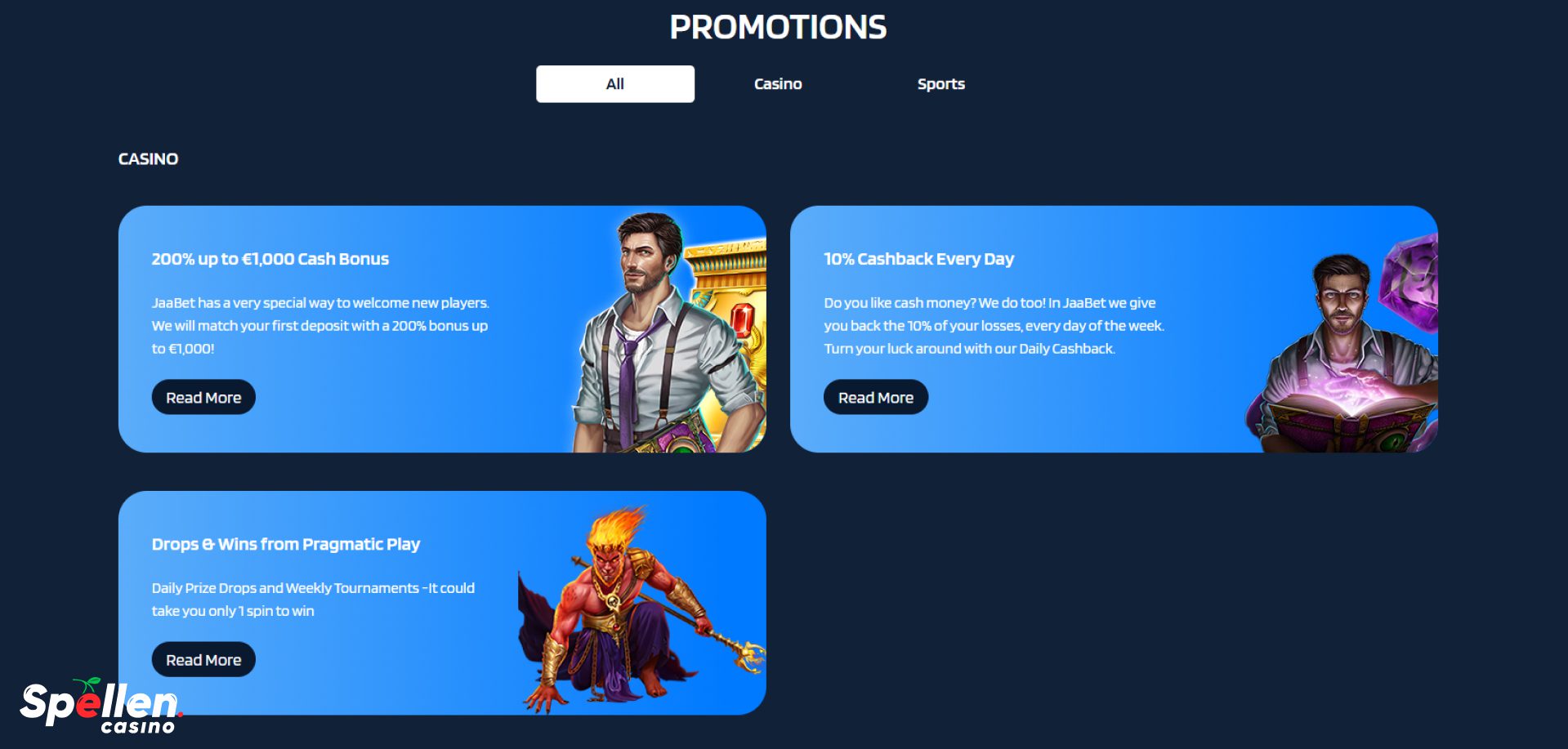 JaaBet Bonussen en promoties