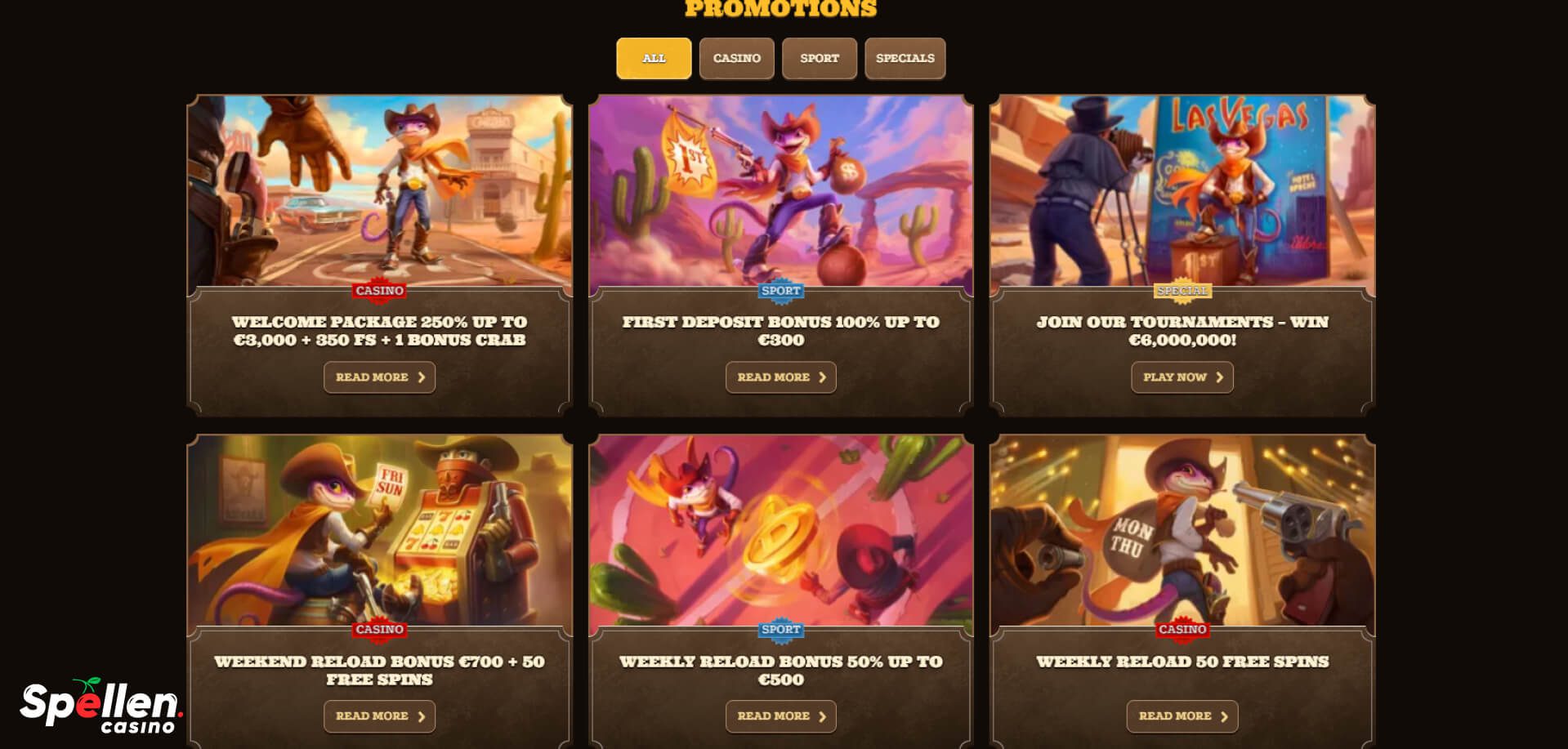 Lizaro Bonussen en promoties