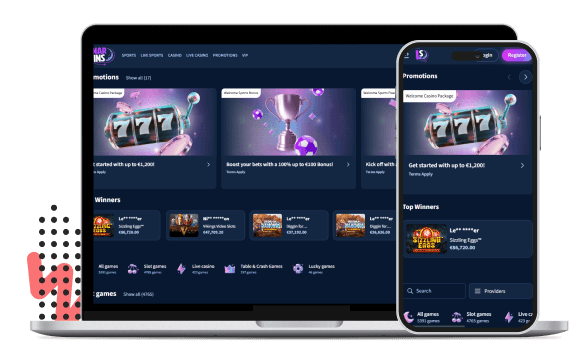 LunarSpins Mobiele apparaten
