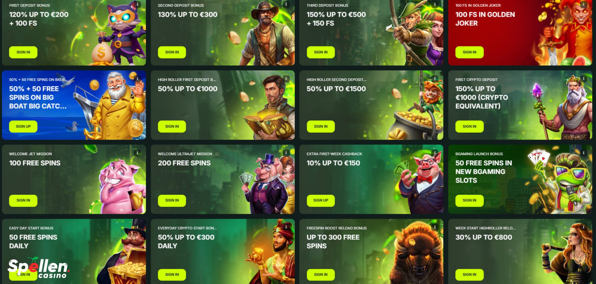 BetNjet Bonussen en promoties