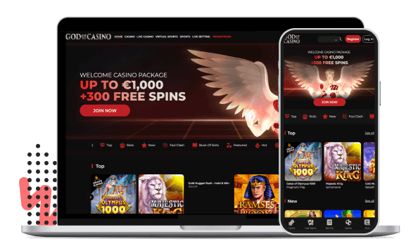 God of Casino Mobiele apparaten