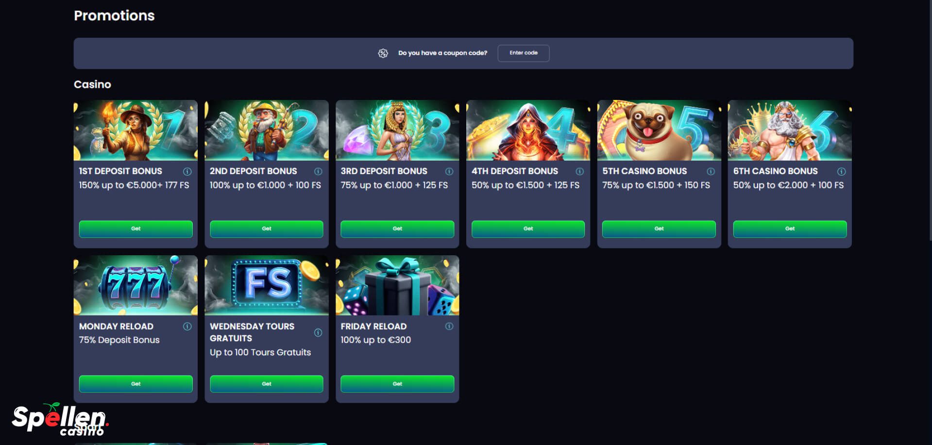 Zondercruks Bonussen en promoties