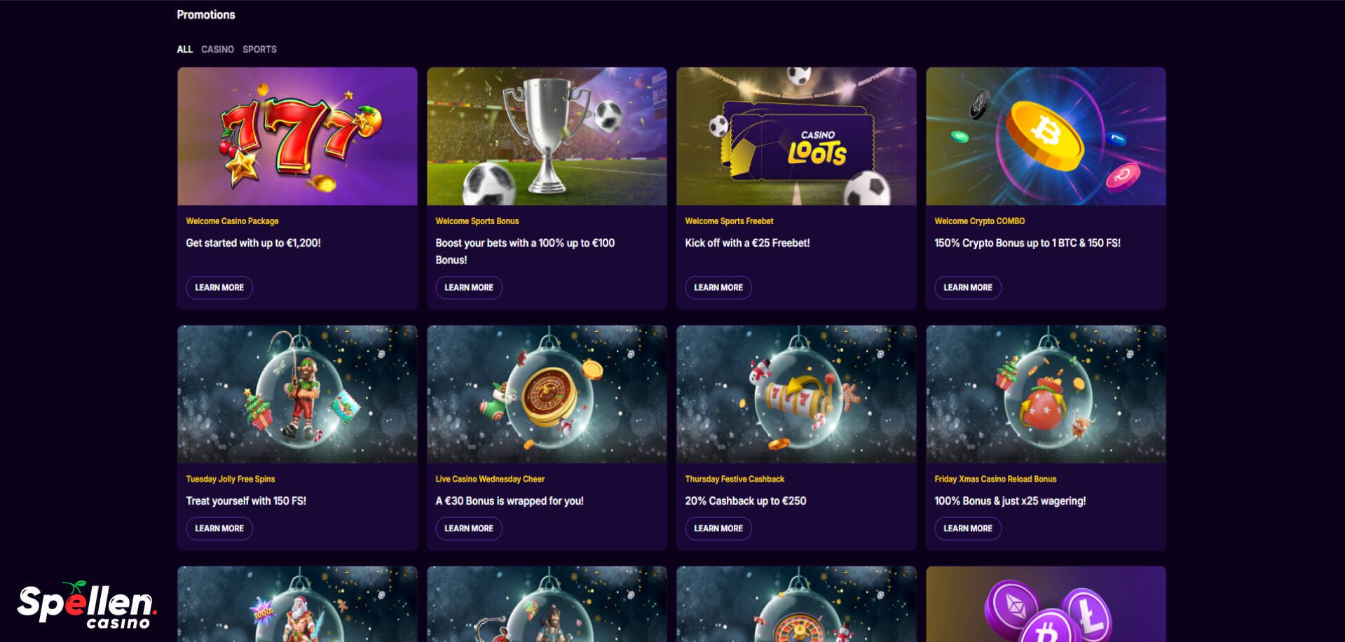 CasinoLoots Bonussen en promoties