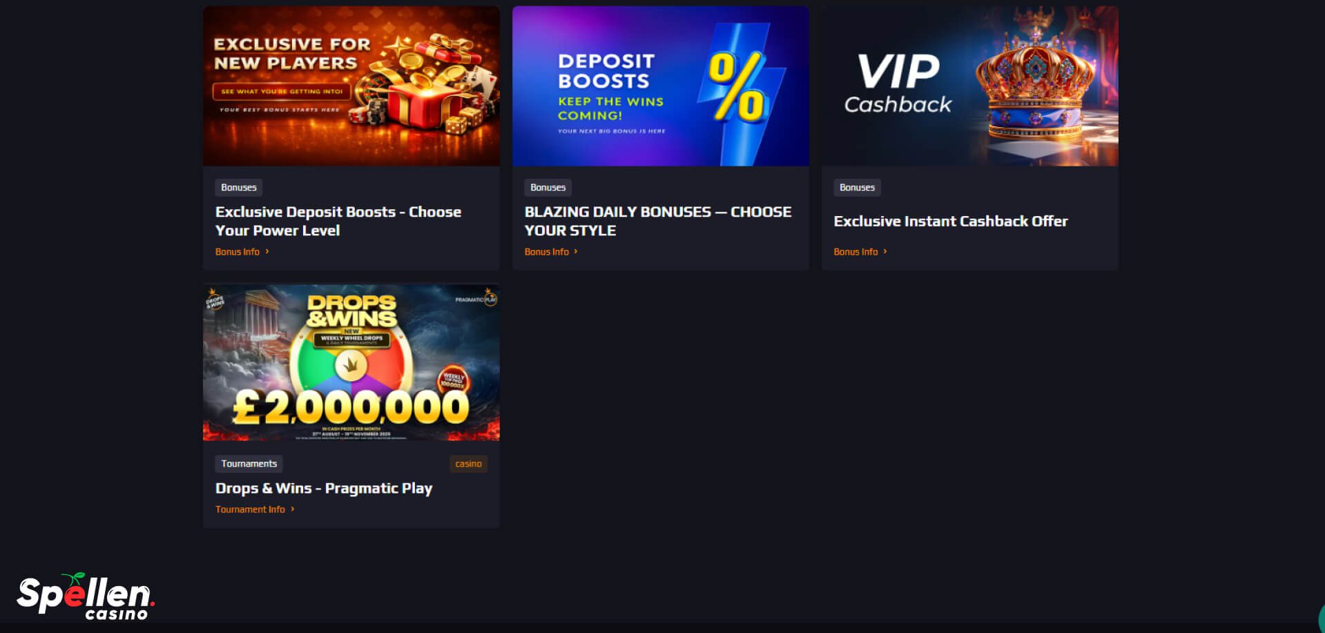 Blaze Spins Bonussen en promoties