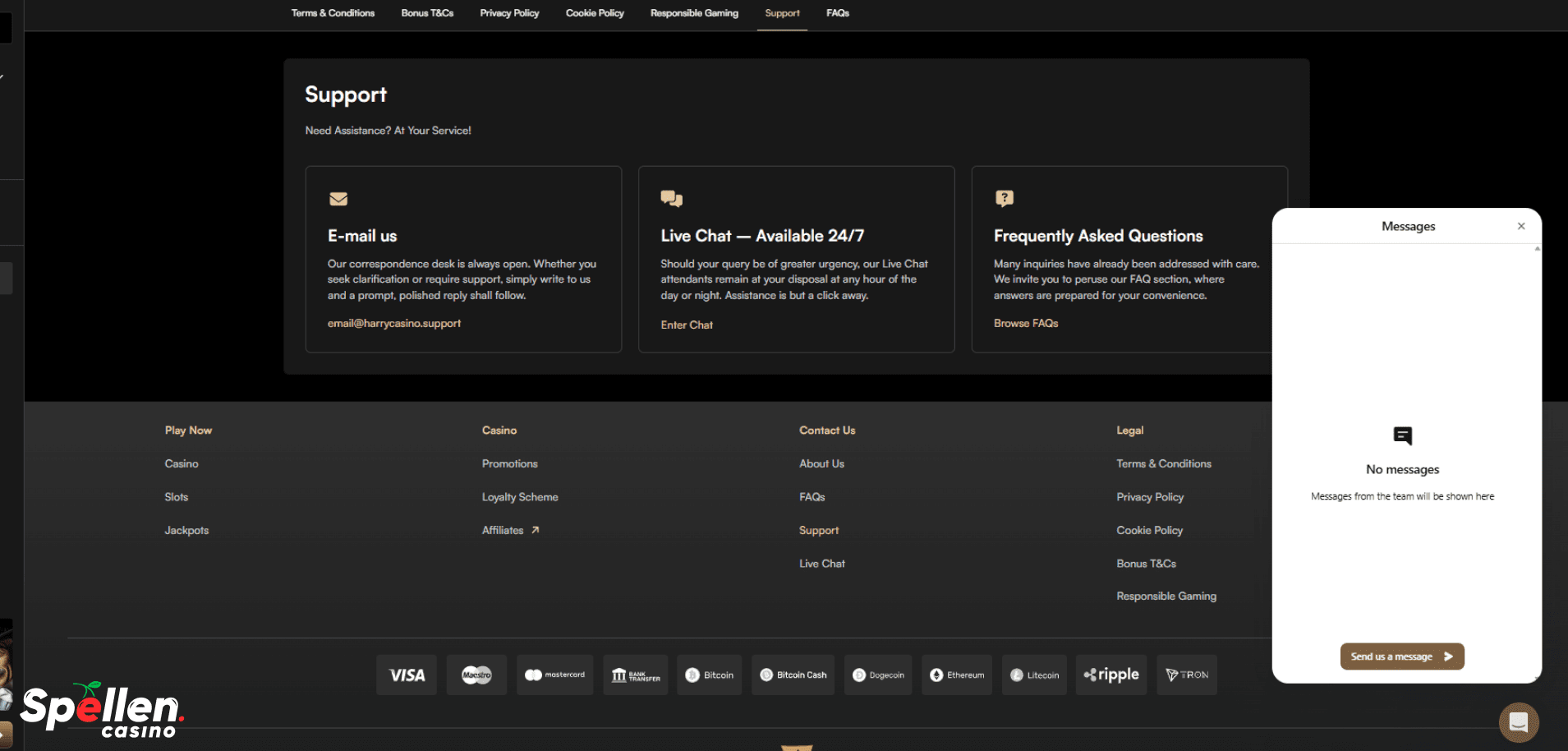 Harry Klantenondersteuning