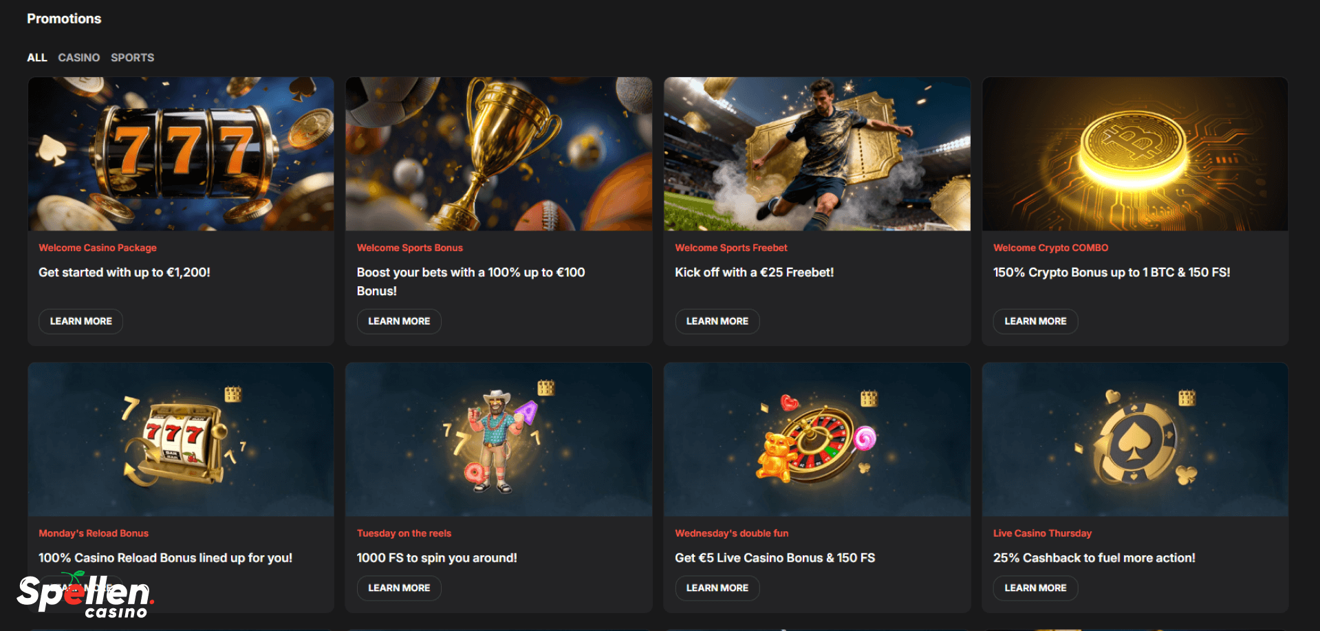 Wettson Bonussen en promoties