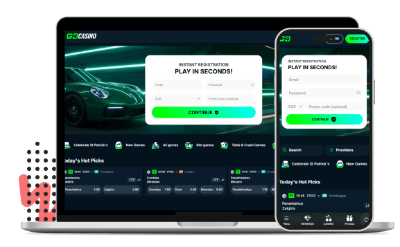 Go4Casino Mobiele apparaten
