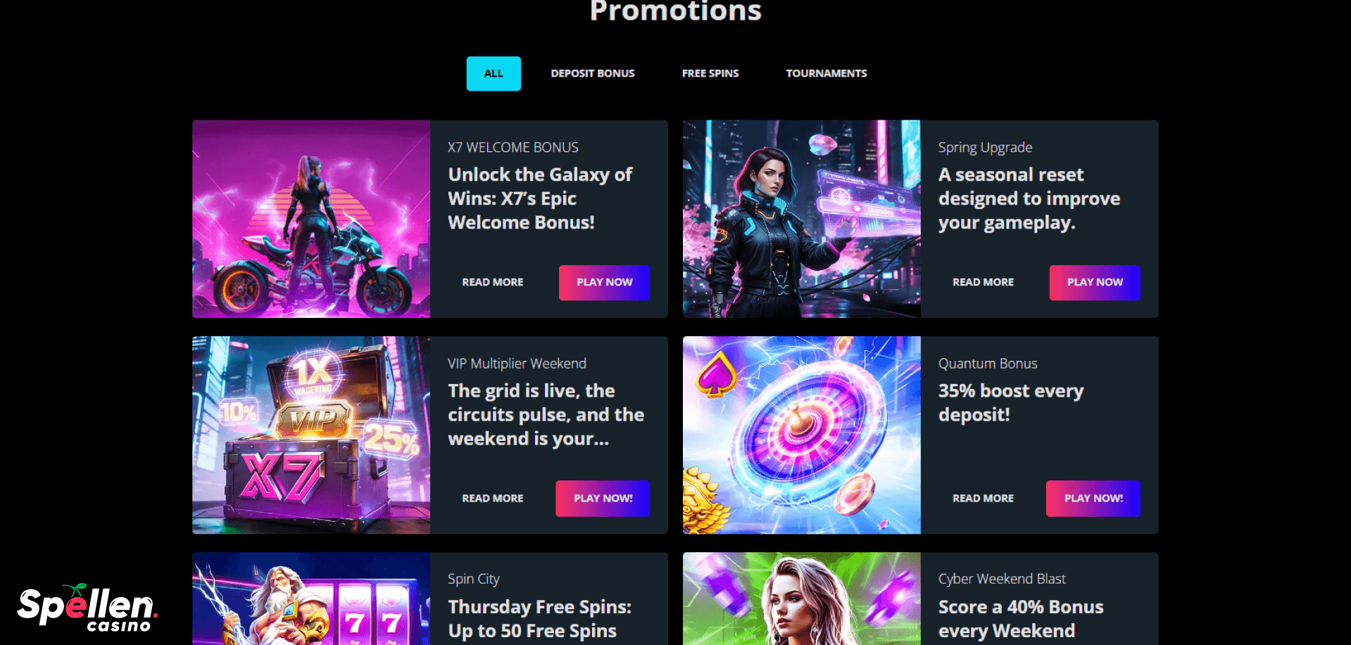 X7 Casino Bonussen en promoties