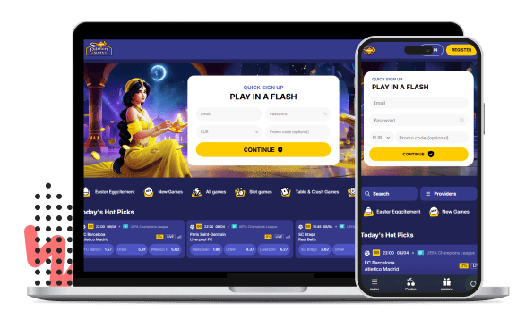 JasminSlots Mobiele apparaten