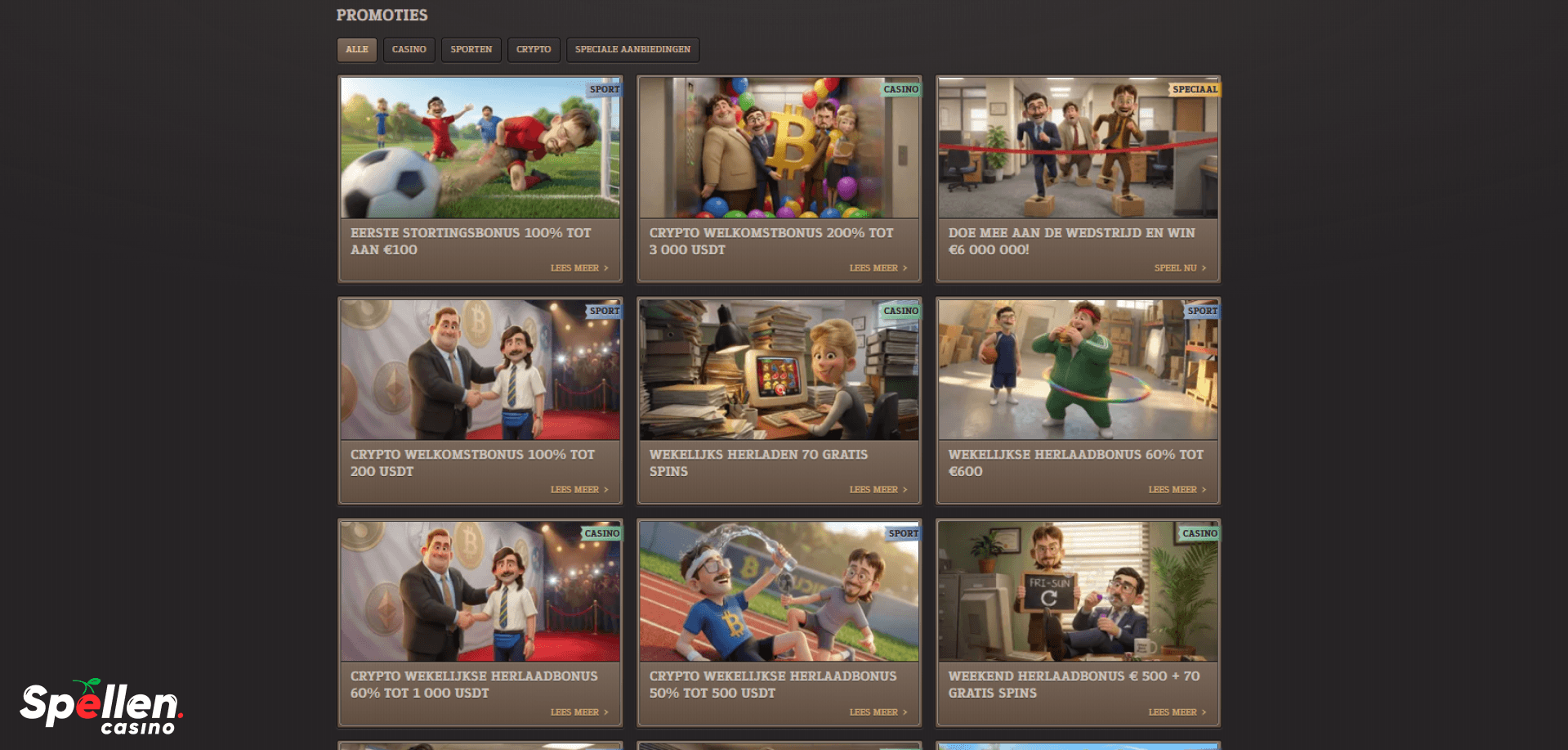 SpinBoss Bonussen en promoties