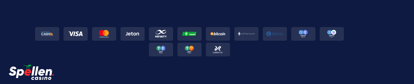 SpinTexas Betaalmethoden