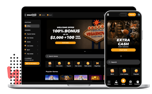 Vegas Nova Mobiele apparaten