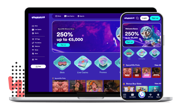 SpaceHills Mobiele apparaten