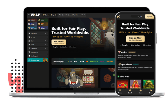 wolf.io Mobiele apparaten