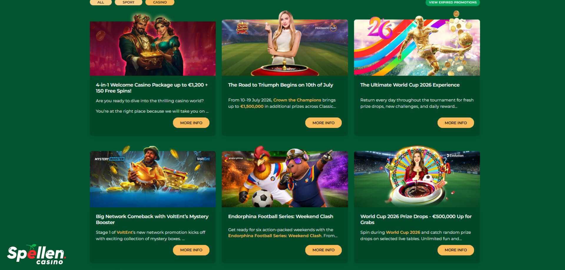 GrandWin Bonussen en promoties