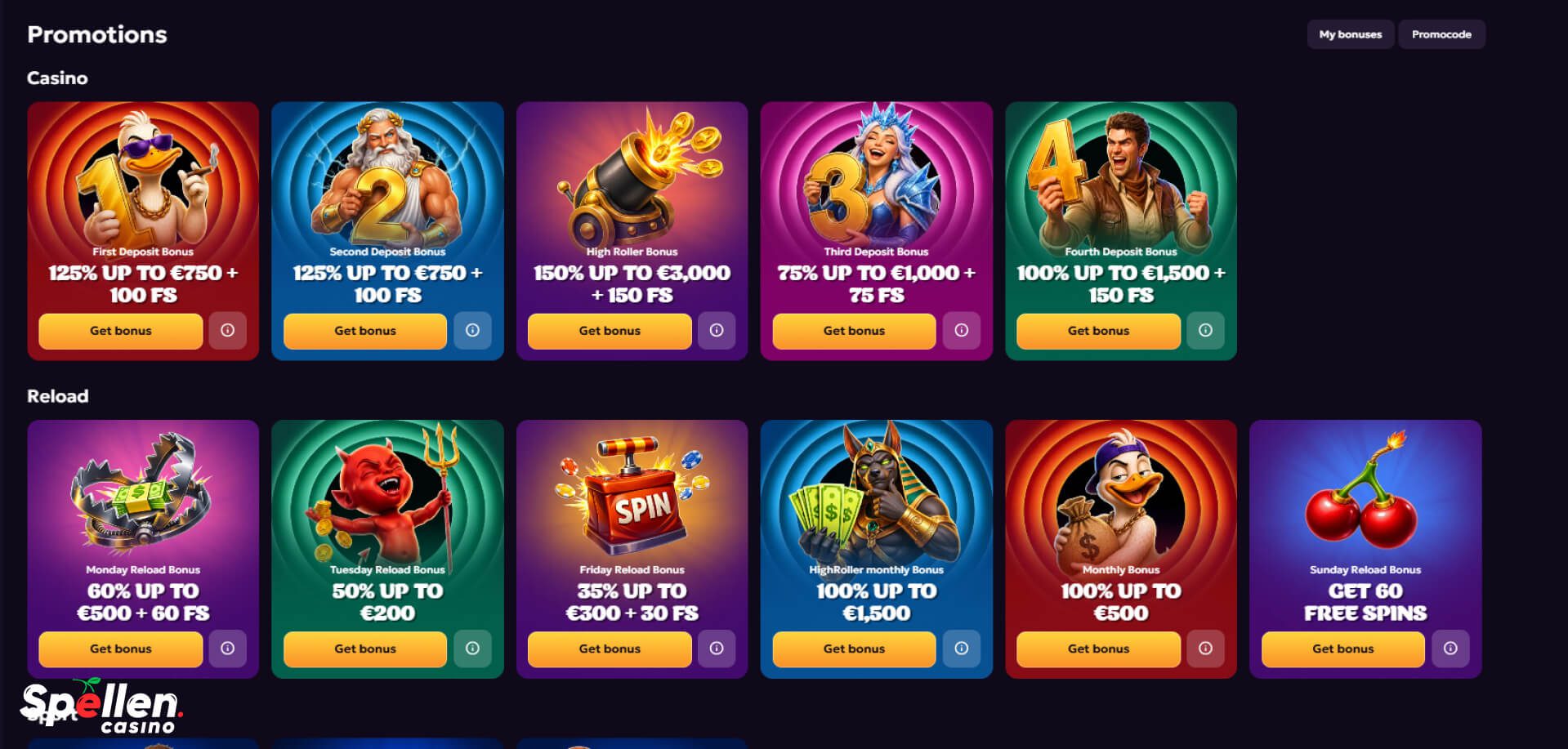 LuckyGans Bonussen en promoties