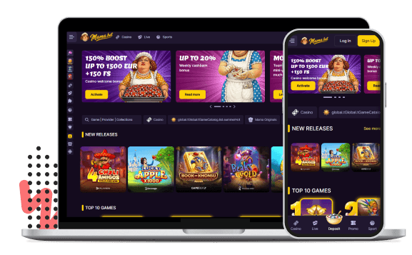 Mama.bet Mobiele apparaten
