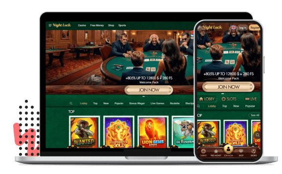 Night Luck Mobiele apparaten