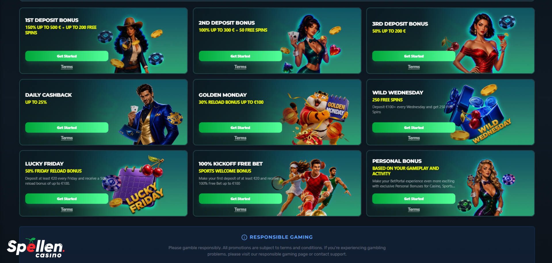 BetPortal Bonussen en promoties